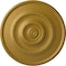Ekena Millwork Traditional Reece Ceiling Medallion (Fits Canopies up to 5 7/8"), 24 3/8"OD x 1 1/8"P, Pharaohs Gold CM24REPGS - alternate 1